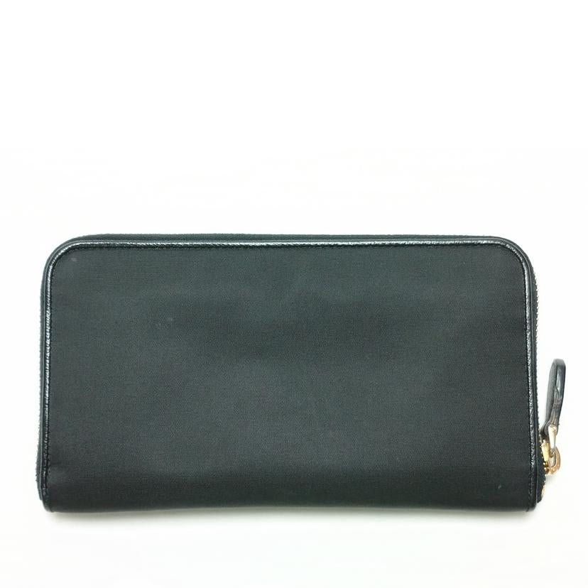 PRADA プラダ/NYLON JACQUARD+ ラウンドファスナー長財布/1M0506//Bランク/52