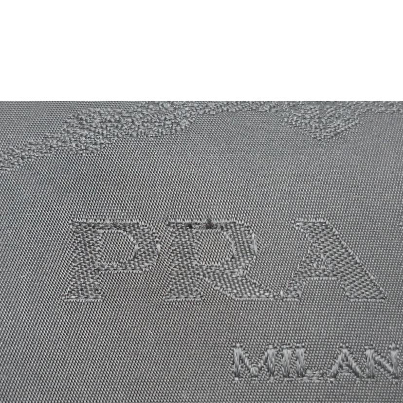 PRADA プラダ/NYLON JACQUARD+ ラウンドファスナー長財布/1M0506//Bランク/52