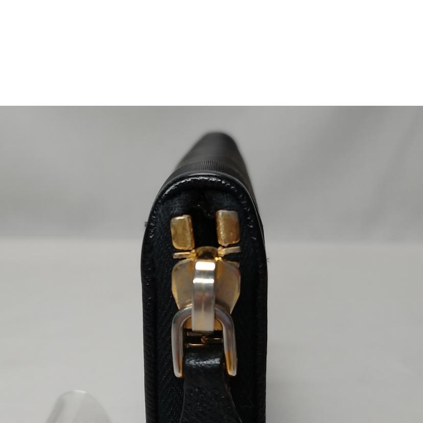 PRADA プラダ/NYLON JACQUARD+ ラウンドファスナー長財布/1M0506//Bランク/52