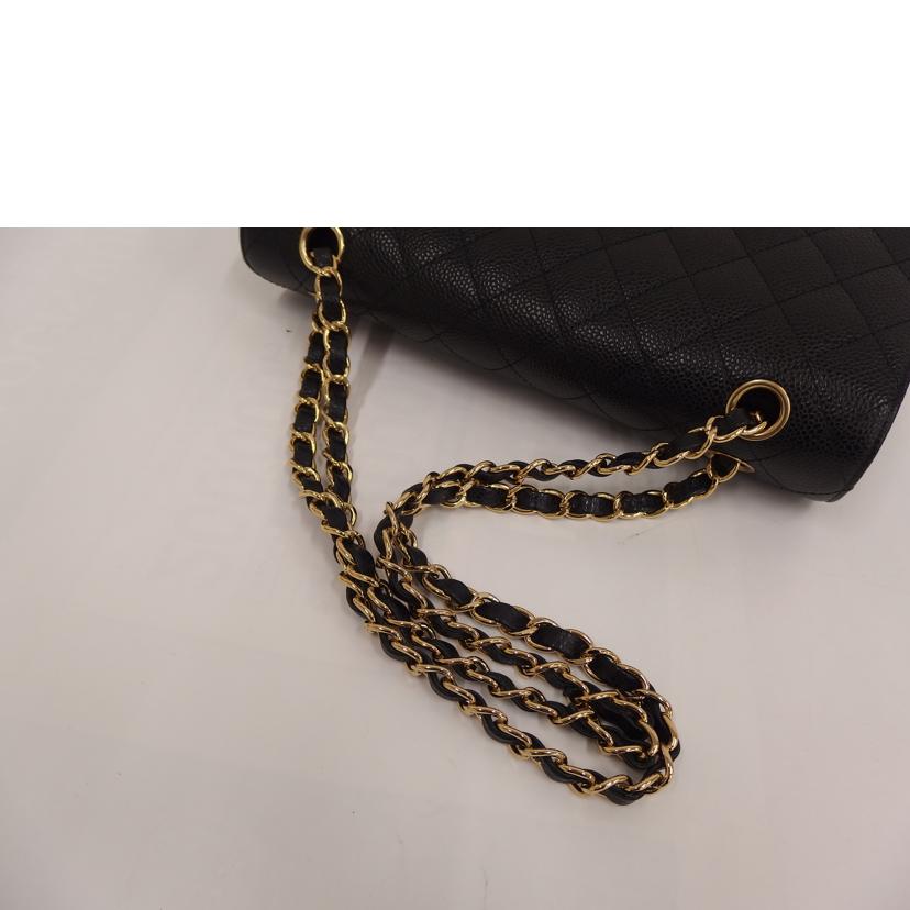 CHANEL シャネル/マトラッセ/Wフラップチェーンショルダー/キャビアスキン//140*****/Aランク/82