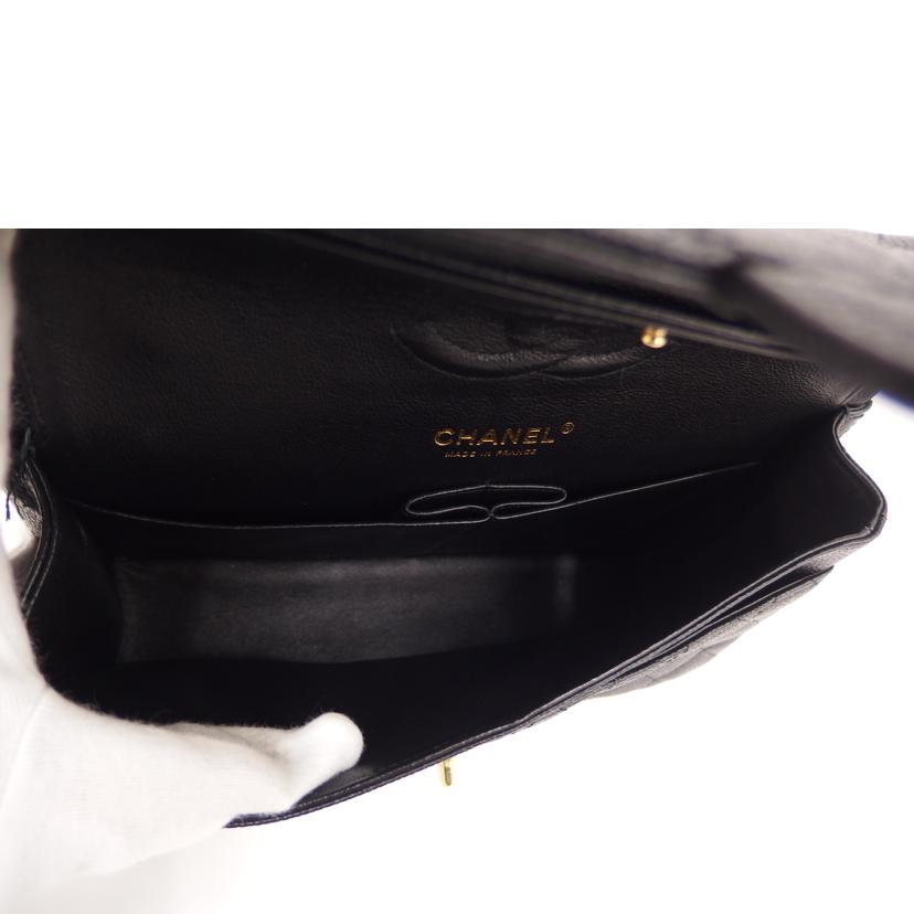 CHANEL シャネル/マトラッセ/Wフラップチェーンショルダー/キャビアスキン//140*****/Aランク/82