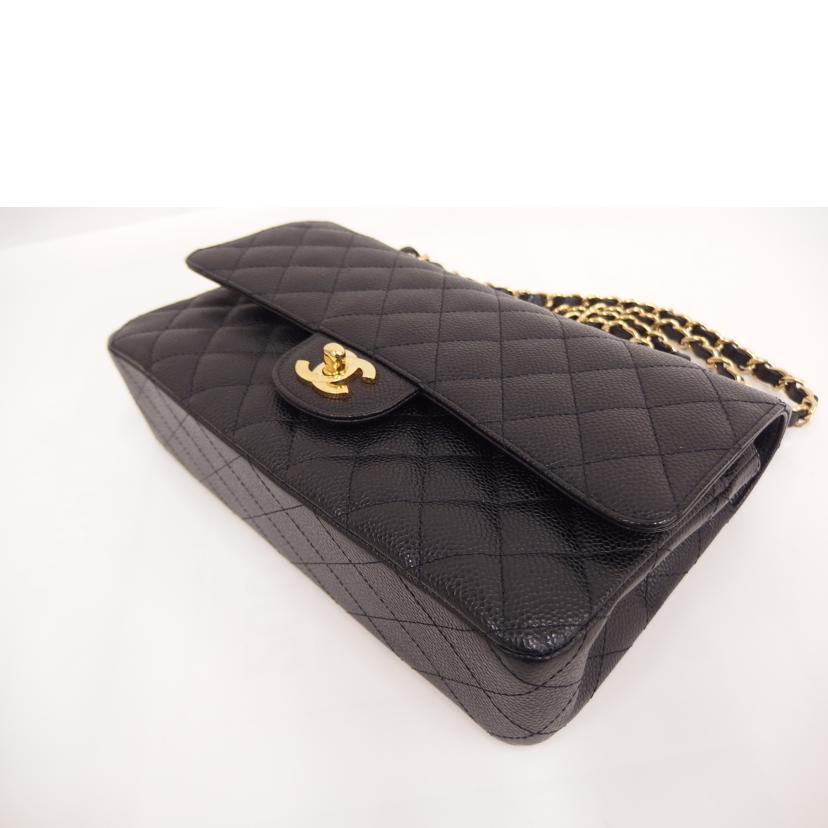 CHANEL シャネル/マトラッセ/Wフラップチェーンショルダー/キャビアスキン//140*****/Aランク/82