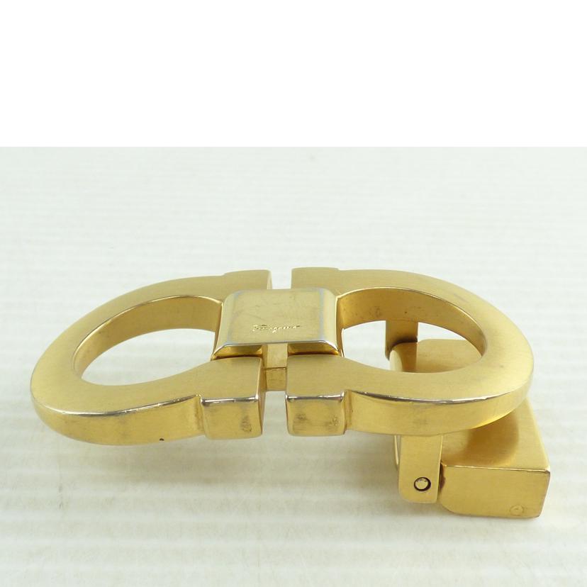 Ferragamo フェラガモ/ダブルガンチーニバックル/ゴールド色//8U0*/Bランク/64