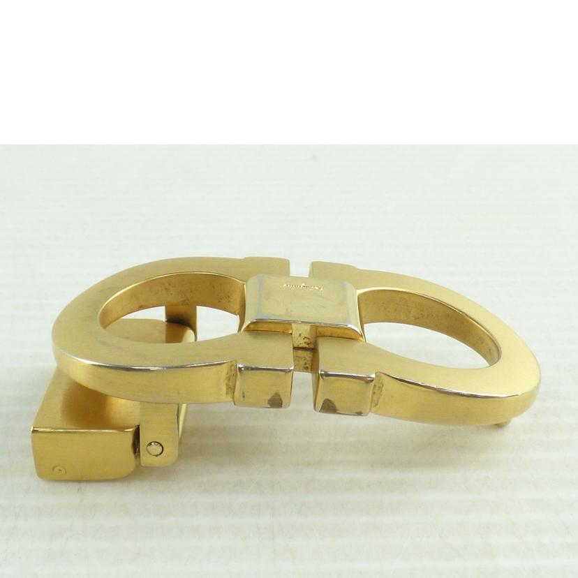 Ferragamo フェラガモ/ダブルガンチーニバックル/ゴールド色//8U0*/Bランク/64