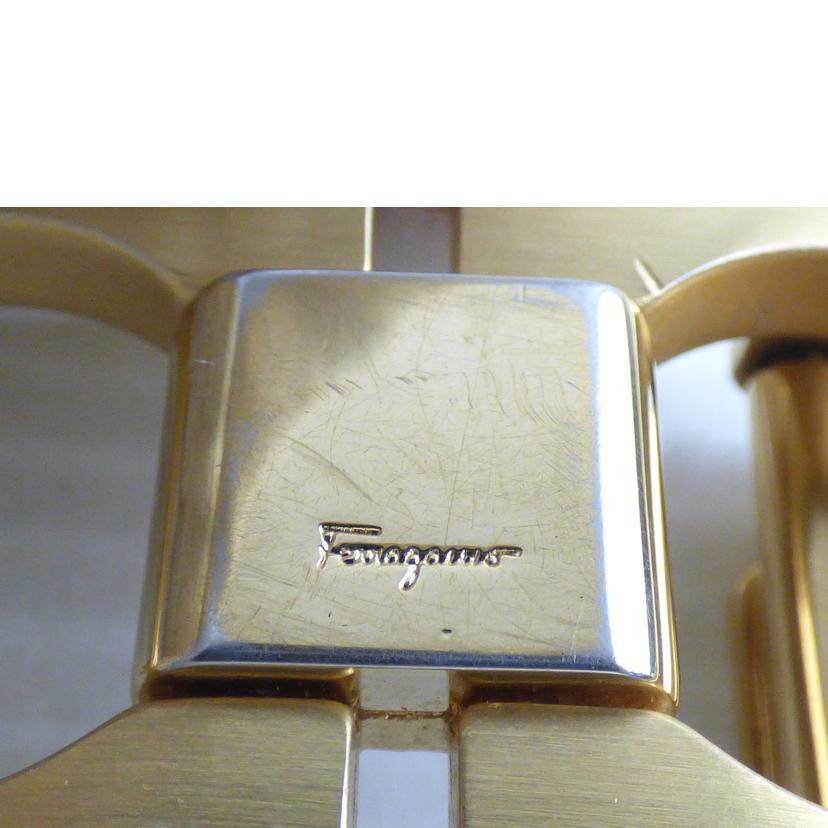 Ferragamo フェラガモ/ダブルガンチーニバックル/ゴールド色//8U0*/Bランク/64