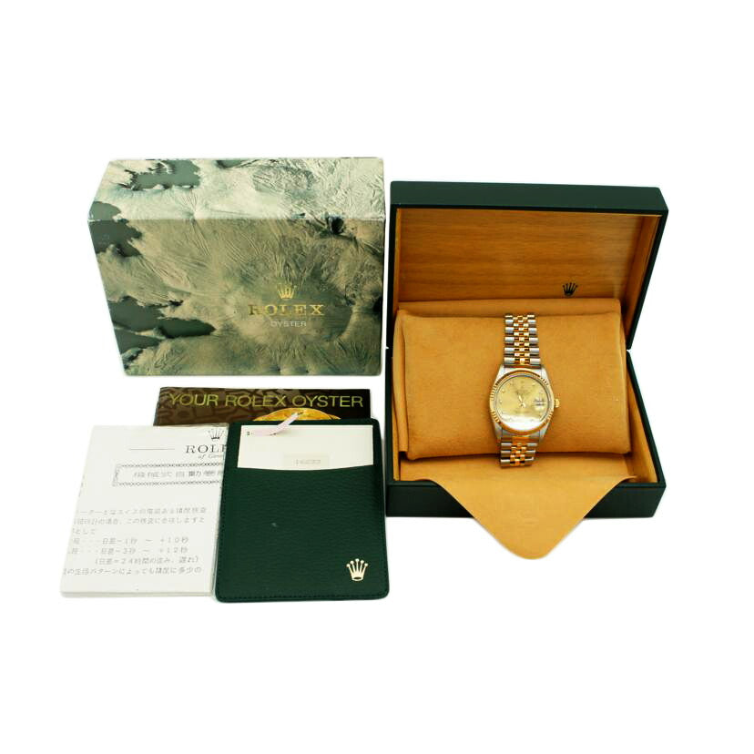 ROLEX ロレックス/DATE JUST 10P ダイヤ/16233G//S47****/ABランク/91
