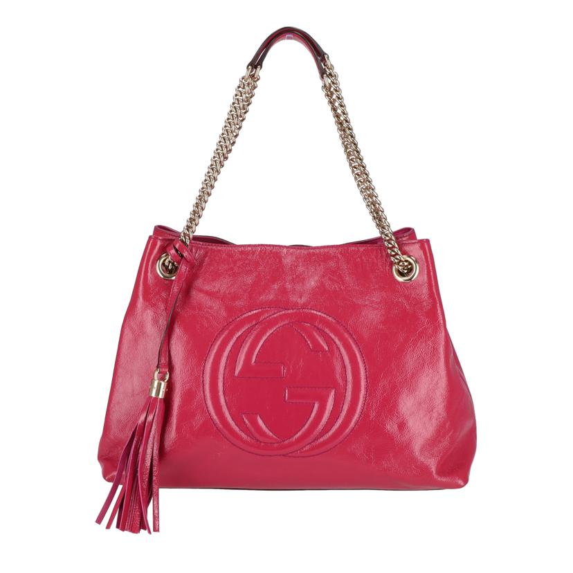 GUCCI グッチ/ソーホーエナメルバック/308982//001***/ABランク/07