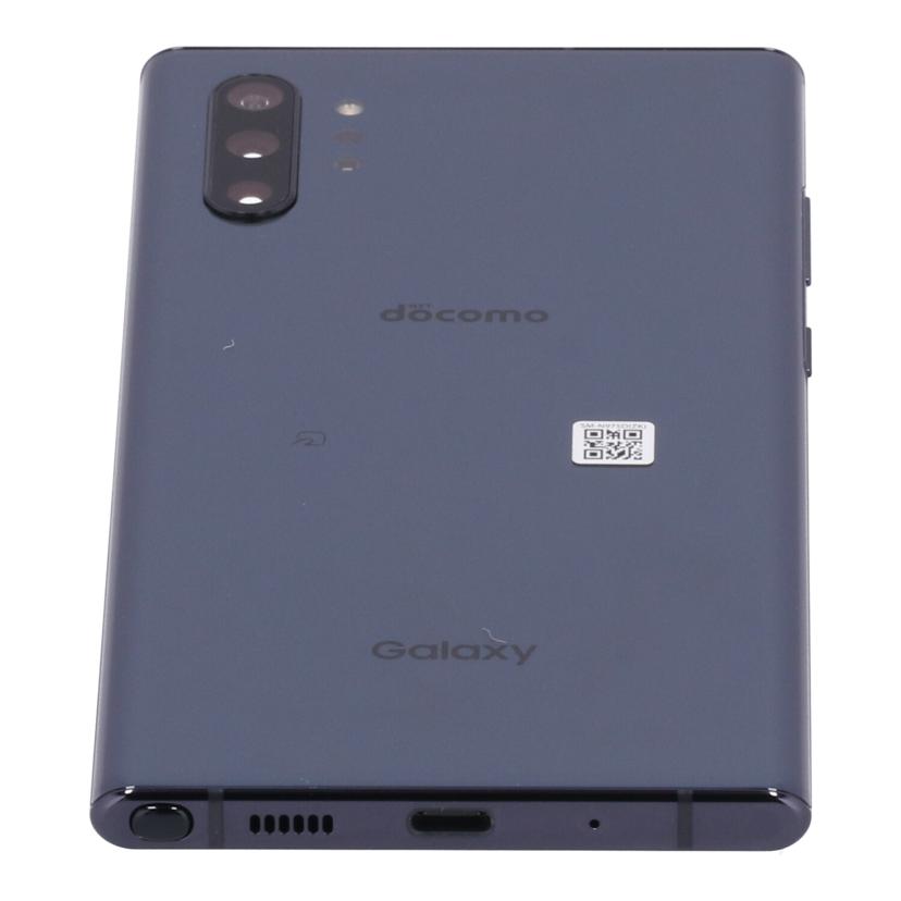 SAMSUNG docomo サムスン/スマートフォン/Galaxy Note10+ ブラック/SC-01M//RF8MA1KY2KZ/Bランク/78