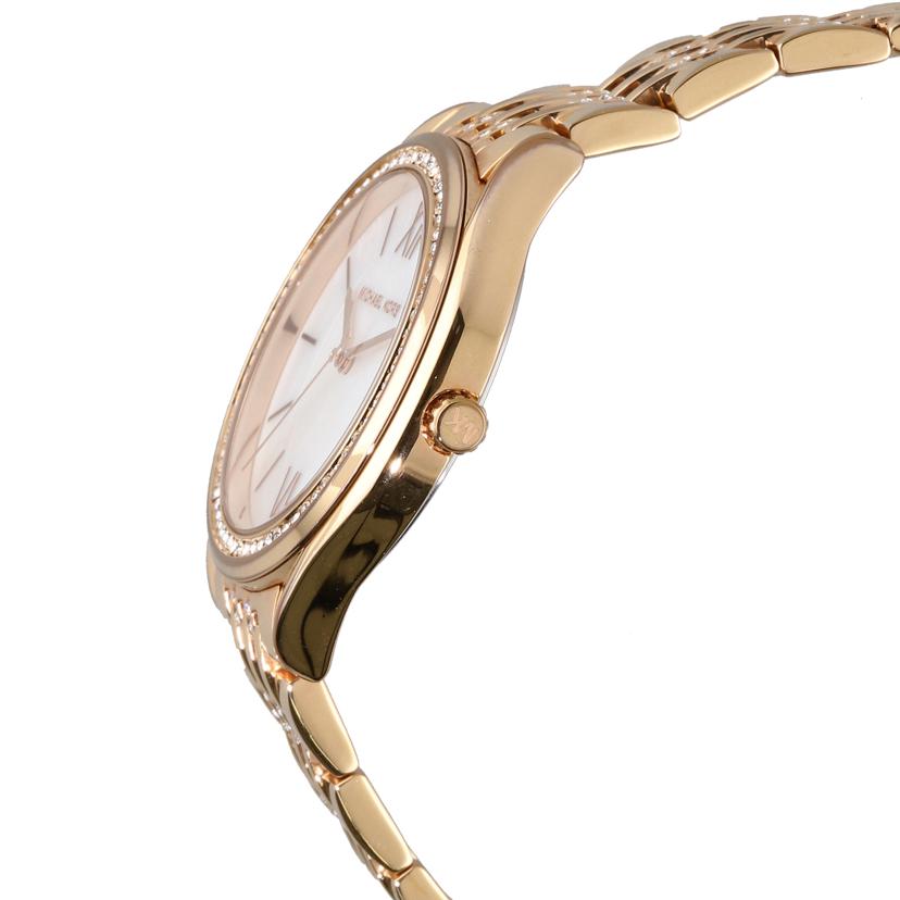 MICHAEL KORS マイケルコース/シェル文字盤/ラインストーンベゼル/クォーツ/MK-7076//741***/Aランク/18