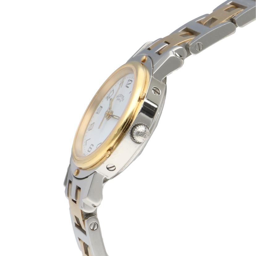 HERMES エルメス/クリッパー・ホワイト/レディース/クオーツ/CL4.220//199****/Aランク/06