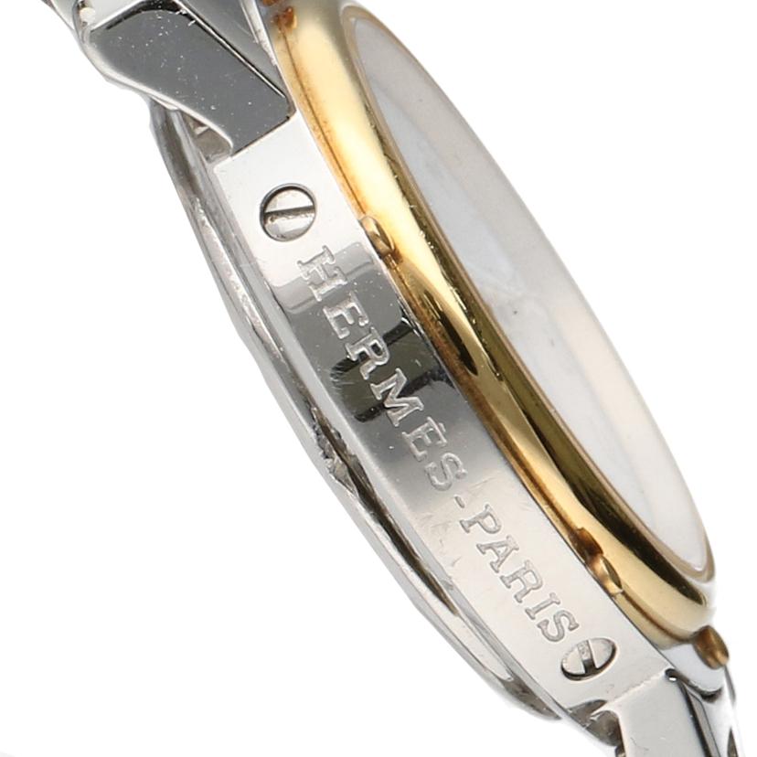 HERMES エルメス/クリッパー・ホワイト/レディース/クオーツ/CL4.220//199****/Aランク/06
