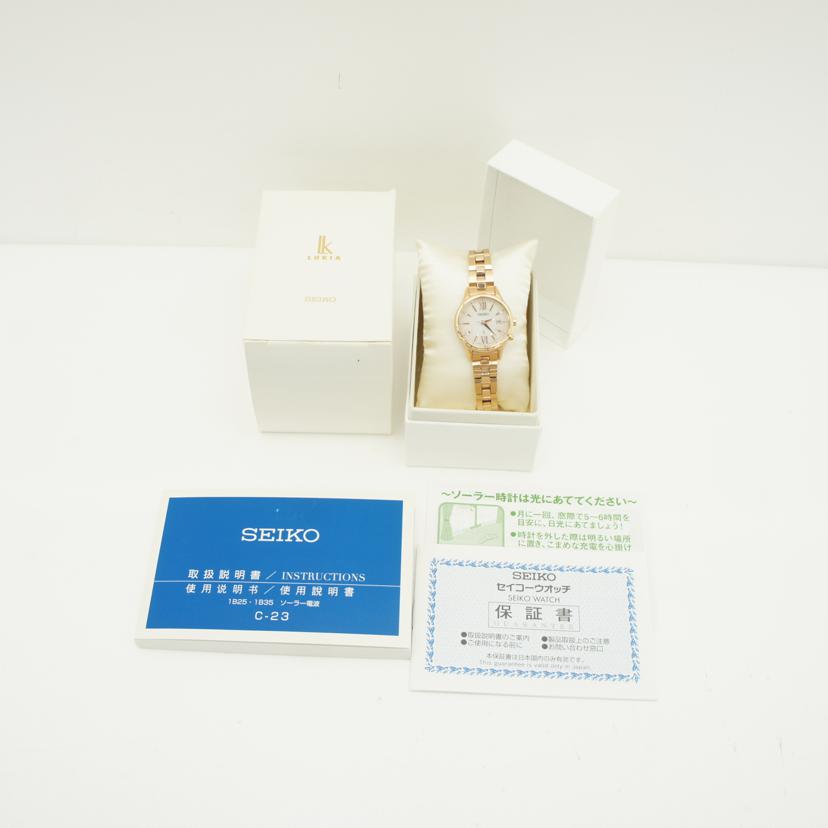 SEIKO セイコー/ルキア/デイトウォッチ/電波ソーラー/SSVV035(1B35-0AB0)//9D0**/Aランク/18