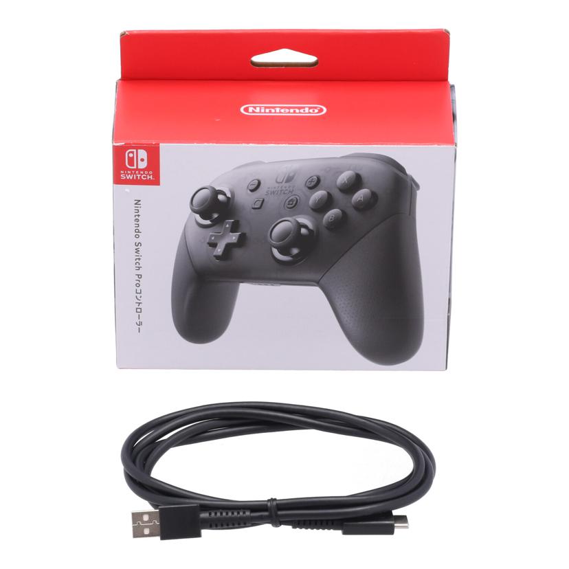 NINTENDO 任天堂 ニンテンドー /Switch Proコントローラー/HAC-A-FSSKA//XEL70094750150/Aランク/01