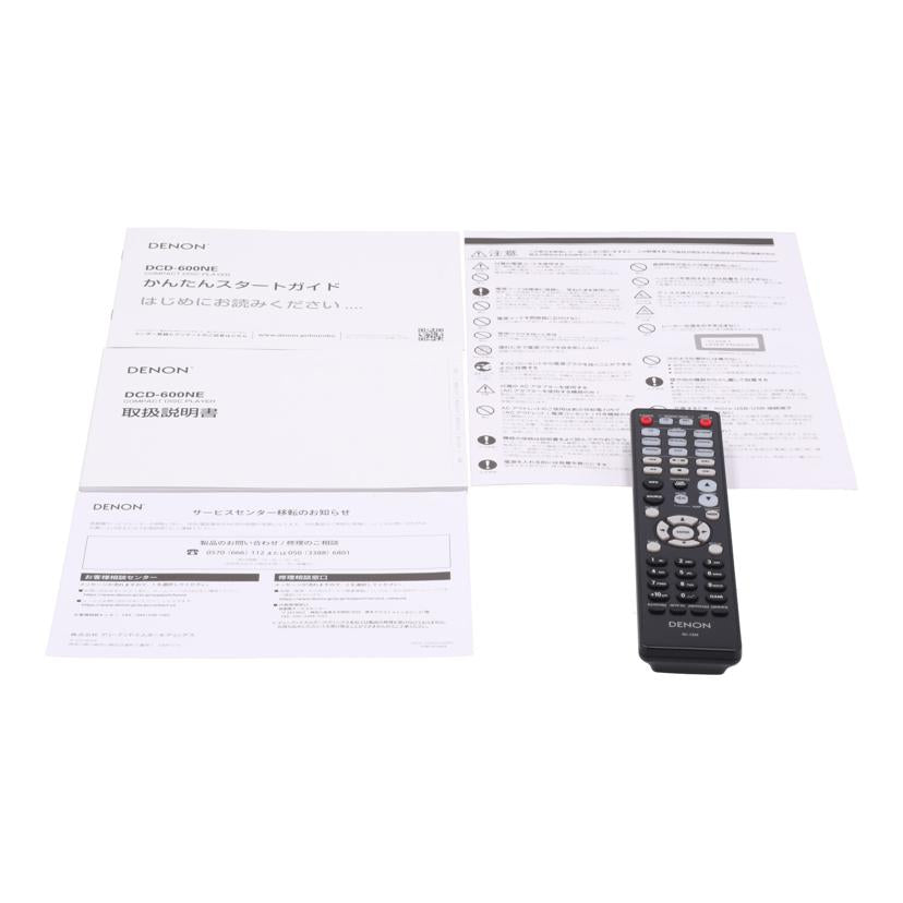 DENON デノン/CDプレーヤー/DCD-600NE//BLH27250619420/Bランク/63