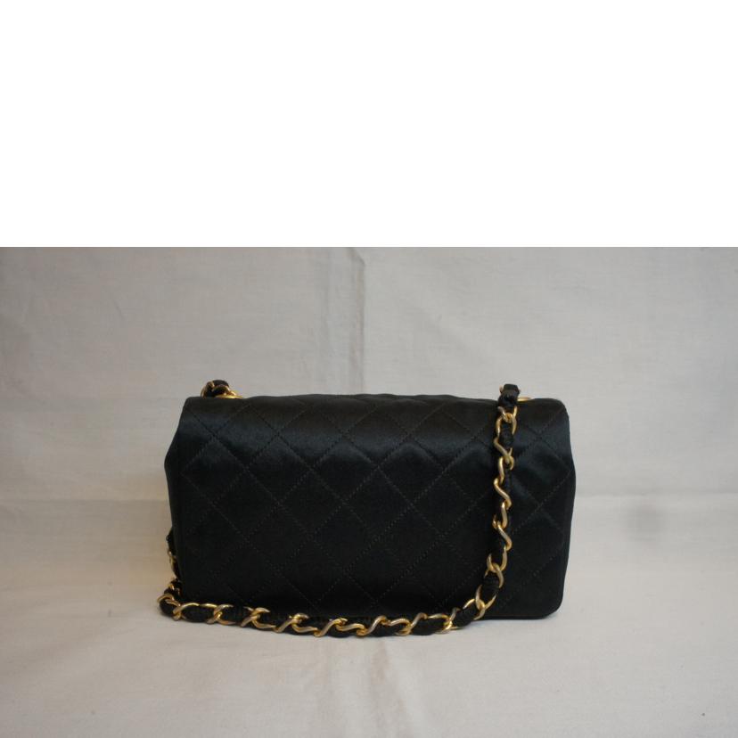 CHANEL シャネル/サテン地マトラッセチェーンショルダーミニ//136****/ABランク/92