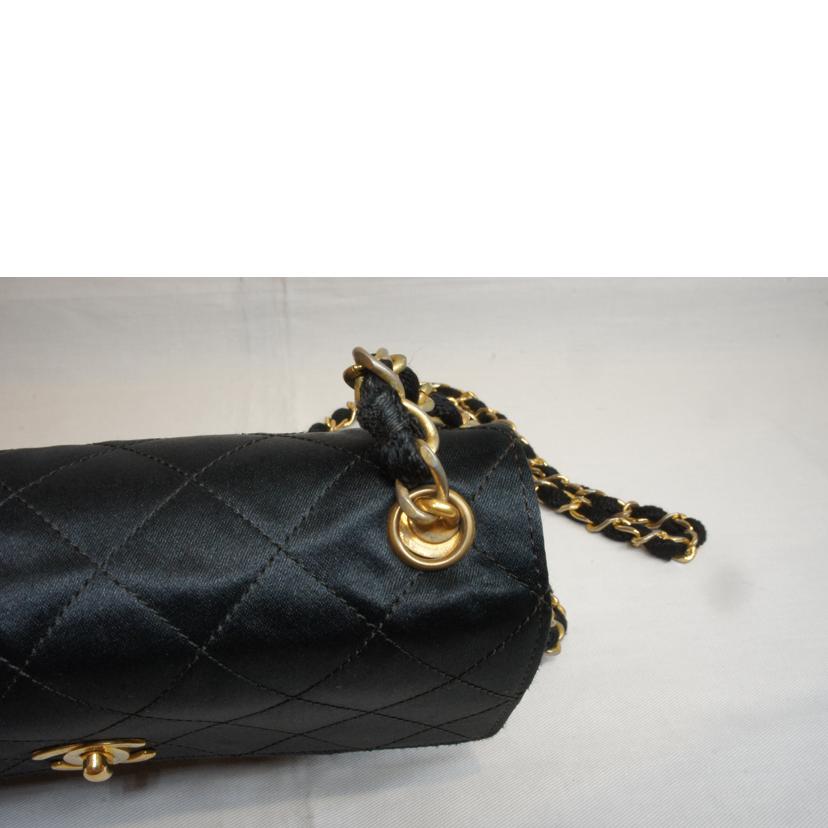 CHANEL シャネル/サテン地マトラッセチェーンショルダーミニ//136****/ABランク/92