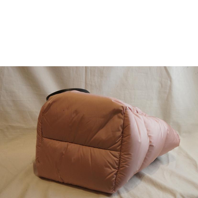 MONCLER モンクレール/XANDER TOTE SMALLキルティングダウンバッグピンク//Aランク/92