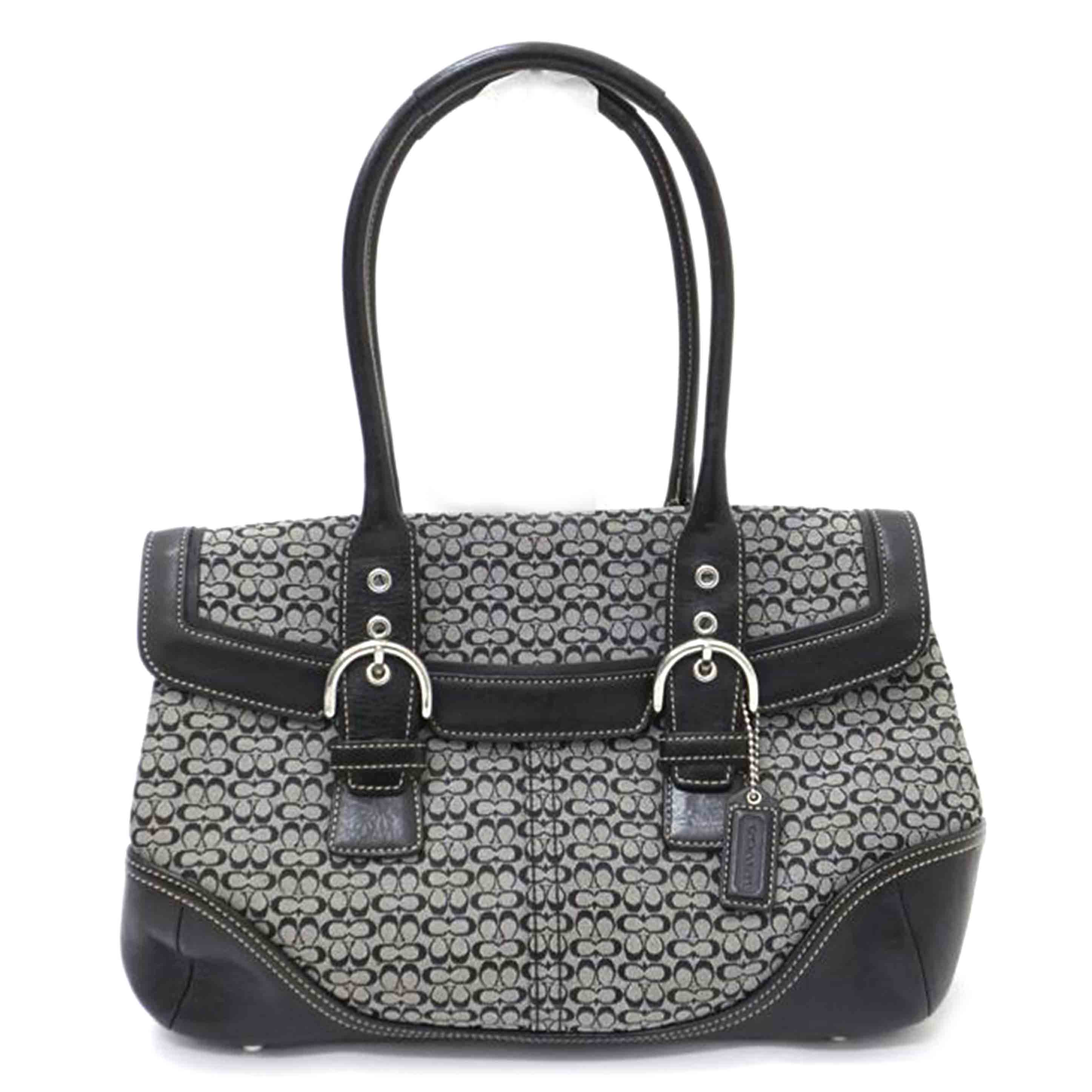 COACH コーチ/ミニシグネチャー/ソーホーフラップサッチェルトートバッグ/7080//D04*/ABランク/88