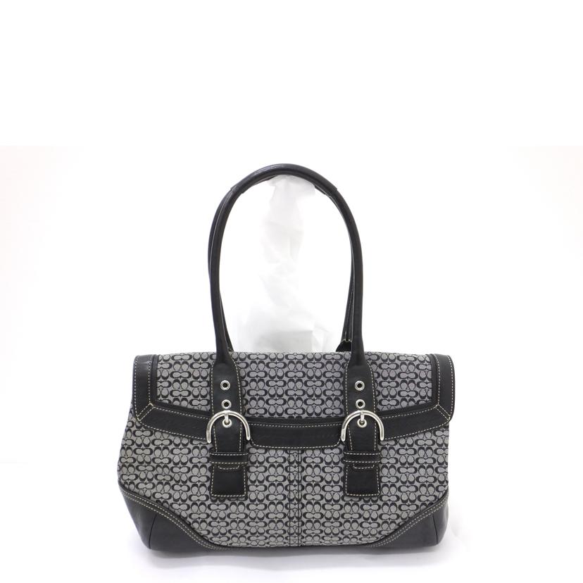 COACH コーチ/ミニシグネチャー/ソーホーフラップサッチェルトートバッグ/7080//D04*/ABランク/88