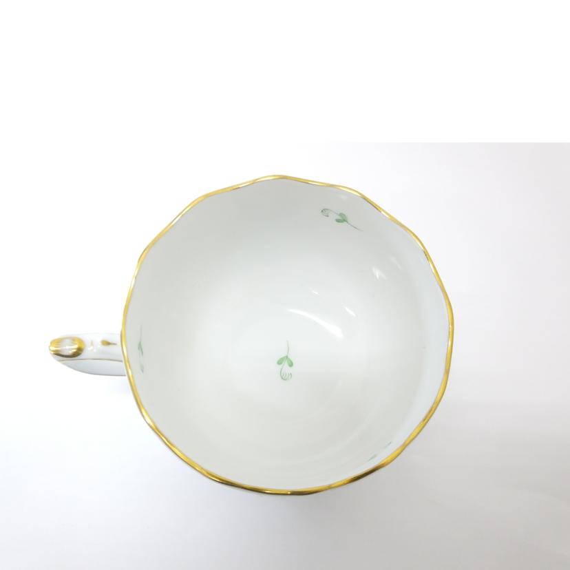 HEREND ヘレンド/ティーカップ&ソーサー①/アポニーグリーン//Aランク/88