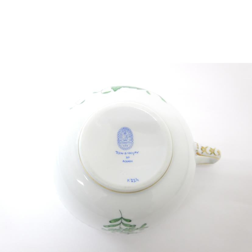 HEREND ヘレンド/ティーカップ&ソーサー①/アポニーグリーン//Aランク/88