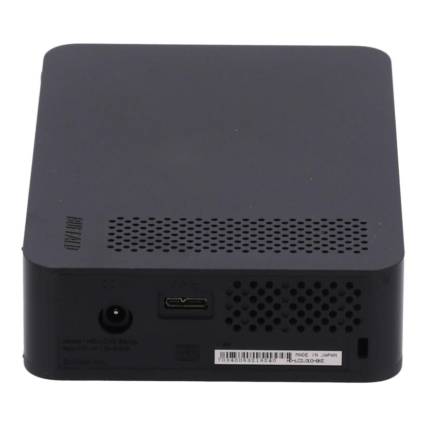 BUFFALO バッファロー /外付けHDD 2TB/HD-LC2.0U3-BKE//70340063218240/Bランク/62