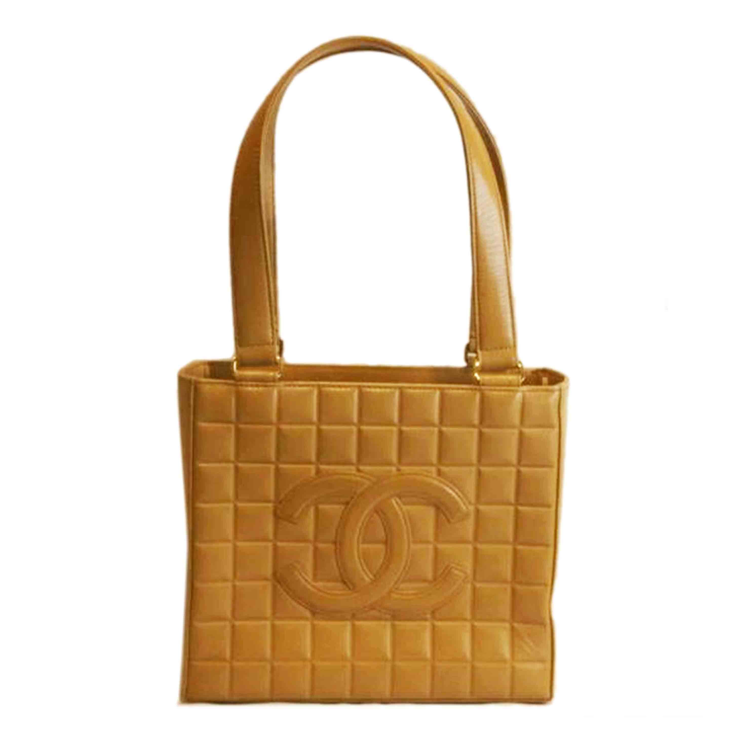 CHANEL シャネル/チョコバーハンドブラウン//728****/ABランク/92