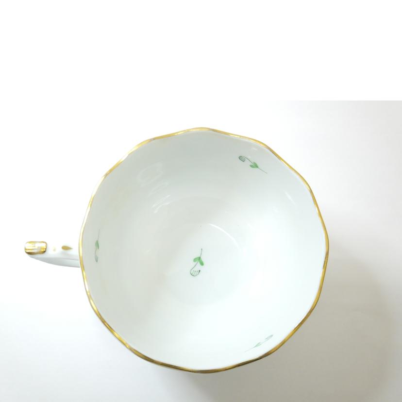 HEREND ヘレンド/ティーカップ&ソーサー②/アポニーグリーン//Aランク/88