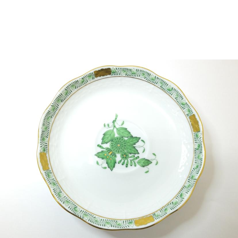 HEREND ヘレンド/ティーカップ&ソーサー②/アポニーグリーン//Aランク/88