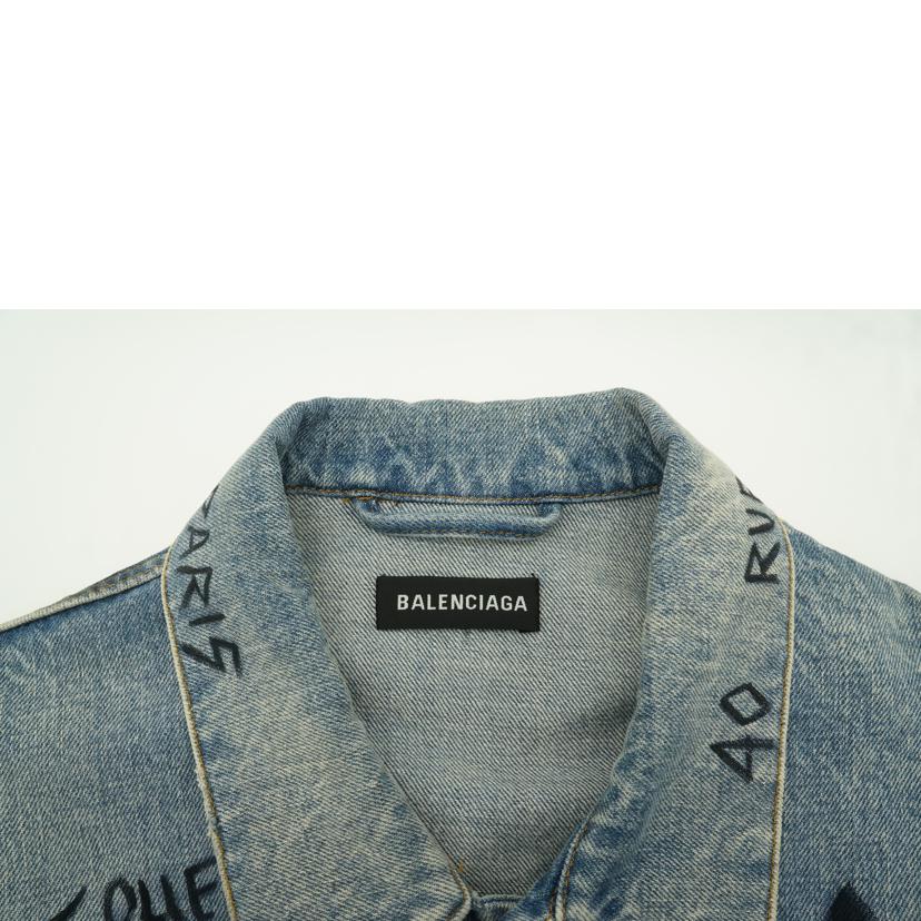 BALENCIAGA バレンシアガ/グラフィックデニムジャケット/534556//ABランク/67