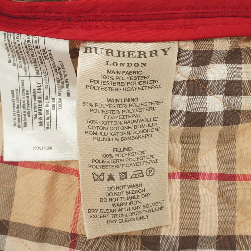 BURBERRY LONDON バーバリーロンドン/キルティング ジャケット/M/レッド/05T-1174307//ABランク/01