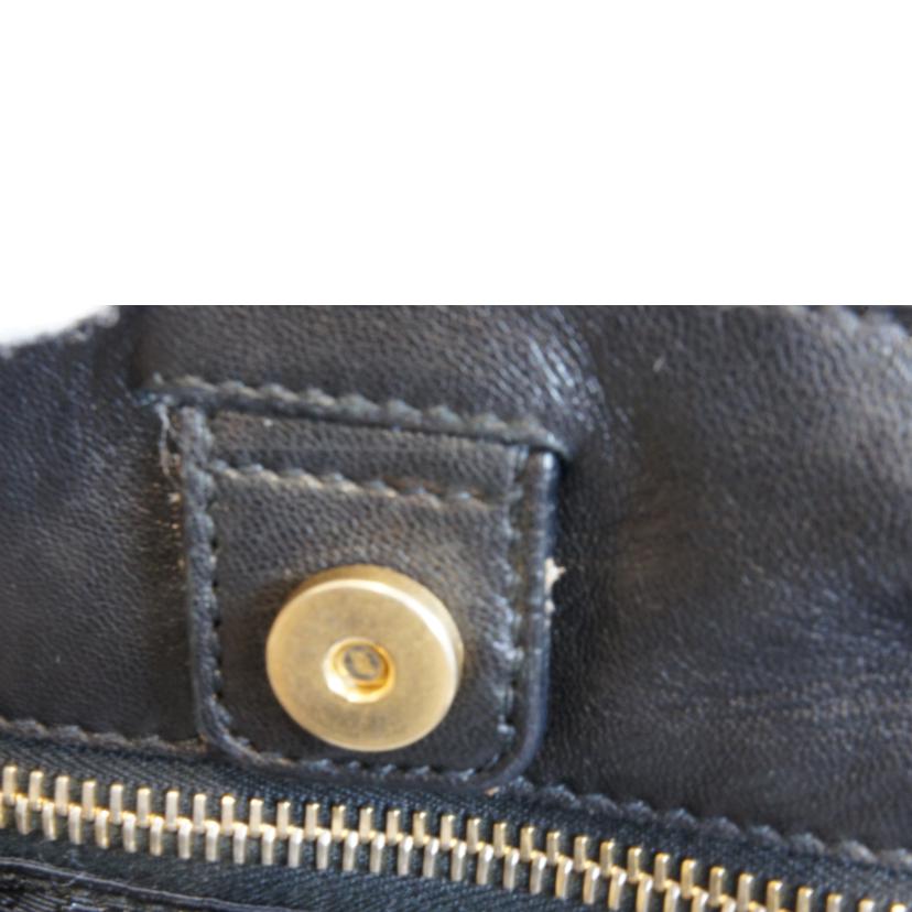 PRADA プラダ/ラムレザーミニハンド2WAYブラック//7/Aランク/92