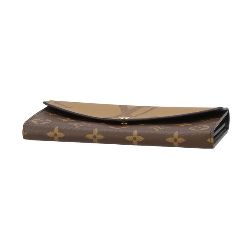 LOUIS VUITTON ルイ・ヴィトン/ポルトフォイユ・サラ/モノグラム・ジャイアント リバース/M80726//RFI****/Aランク/40