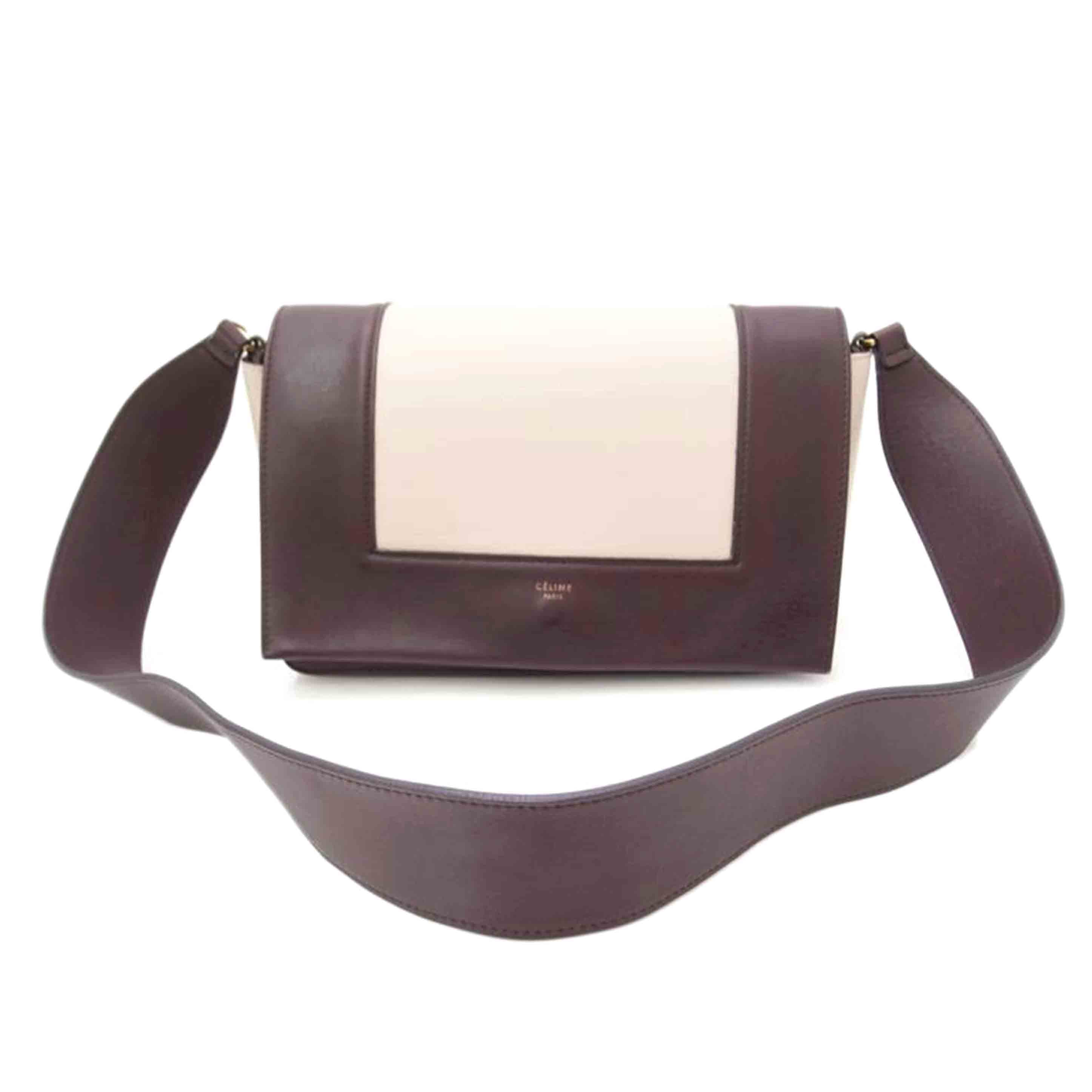 CELINE セリーヌ/フレームミディアムショルダー/バイカラー/180263//CE2***/Aランク/69