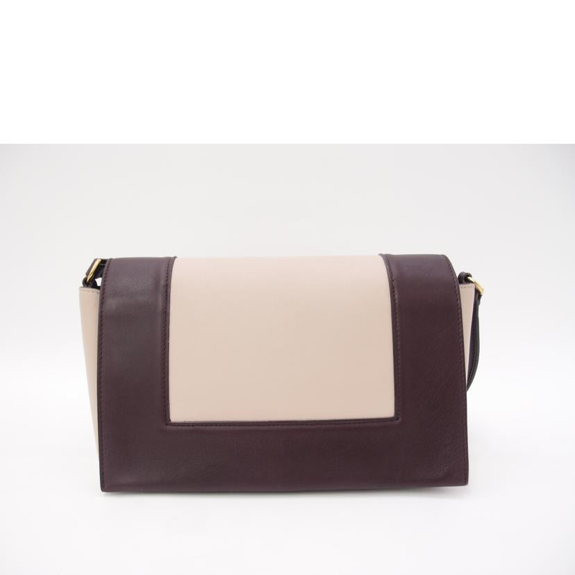 CELINE セリーヌ/フレームミディアムショルダー/バイカラー/180263//CE2***/Aランク/69