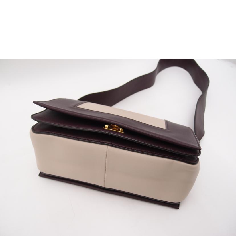 CELINE セリーヌ/フレームミディアムショルダー/バイカラー/180263//CE2***/Aランク/69