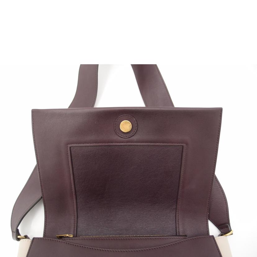 CELINE セリーヌ/フレームミディアムショルダー/バイカラー/180263//CE2***/Aランク/69