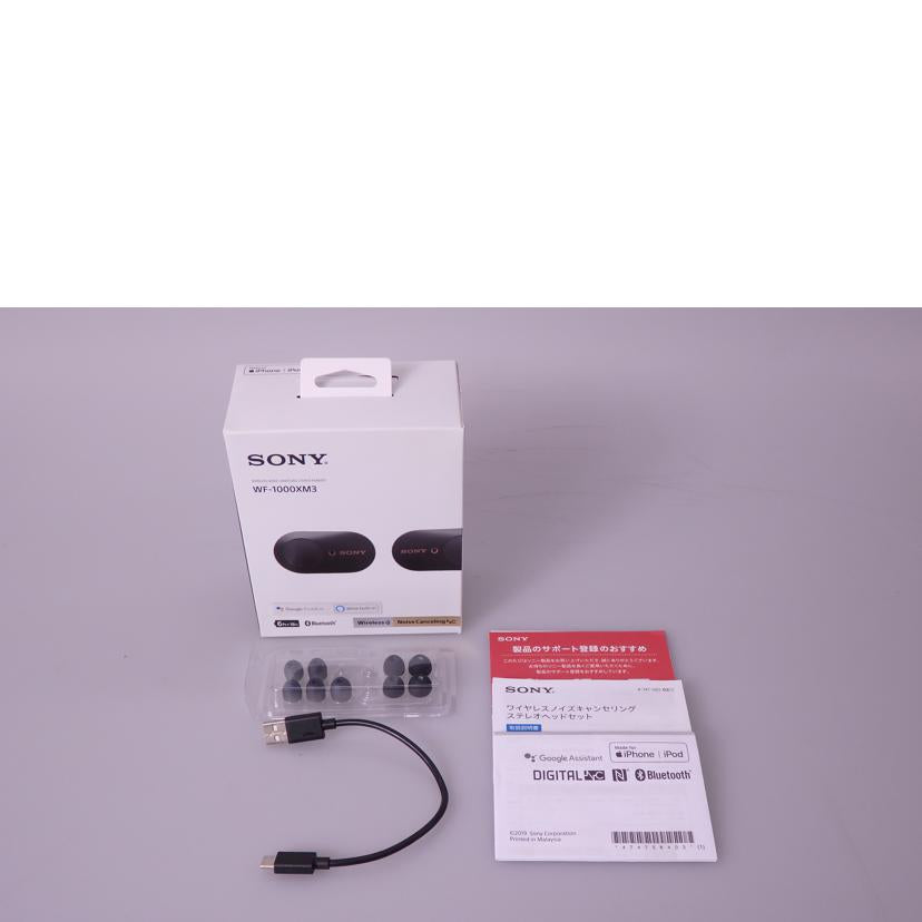SONY ソニー/ワイヤレスイヤホン/WF-1000XM3//6234132/Bランク/76