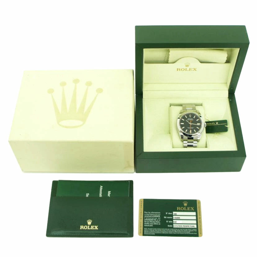 ROLEX ロレックス/ミルガウス・ブラック/V番/116400//V47****/SAランク/09