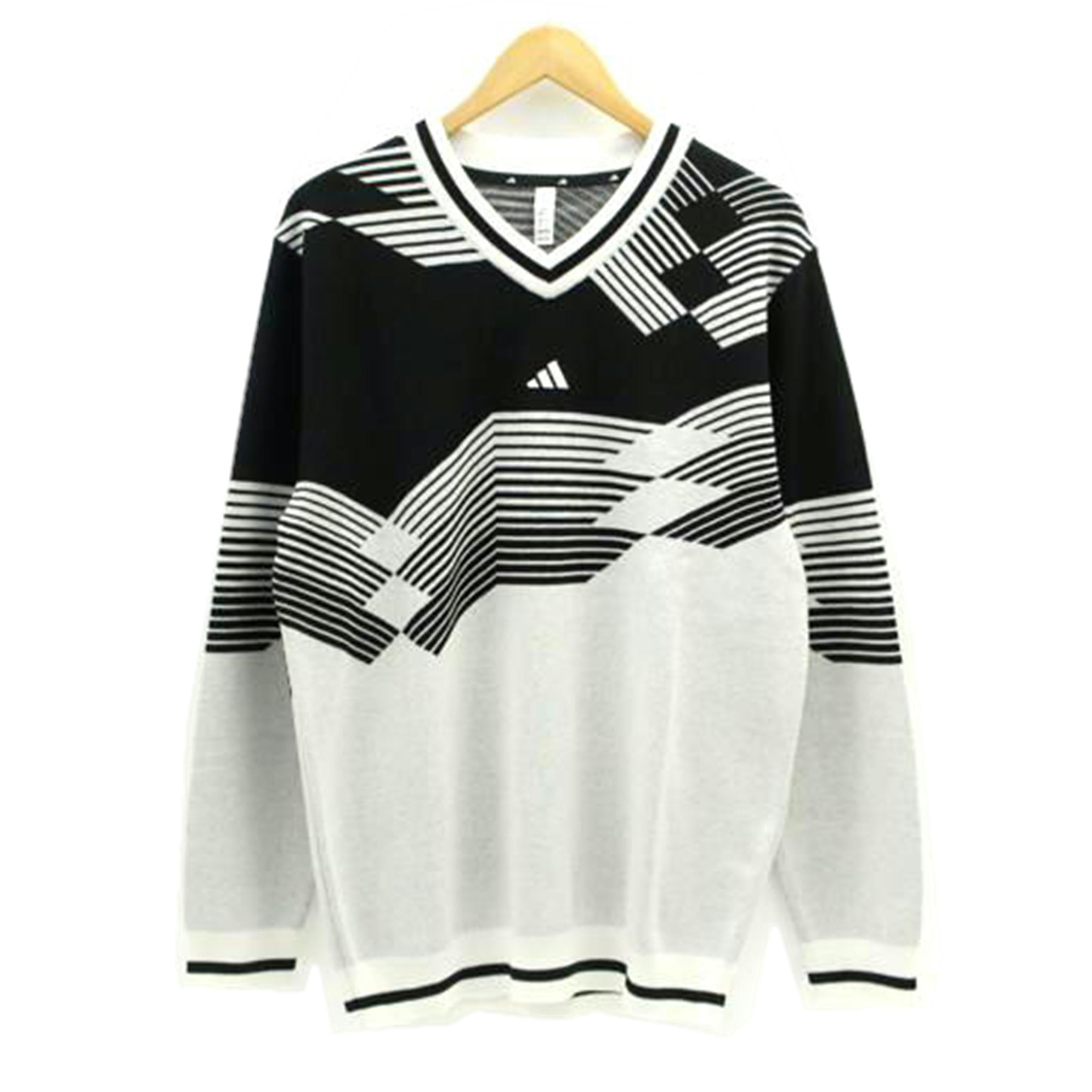 adidas アディダス/アーカイブ グラフィック Vネックセーター/IM7244//Aランク/85