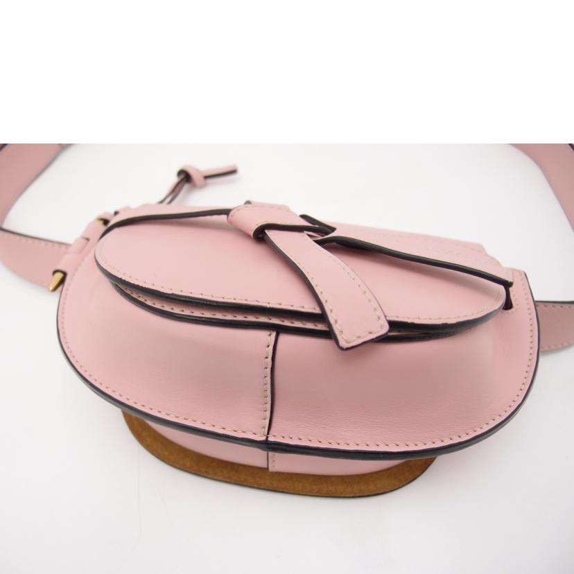 LOEWE ロエベ/ゲートバムバックウエストバック/ピンク/321.54.Z58//Aランク/69