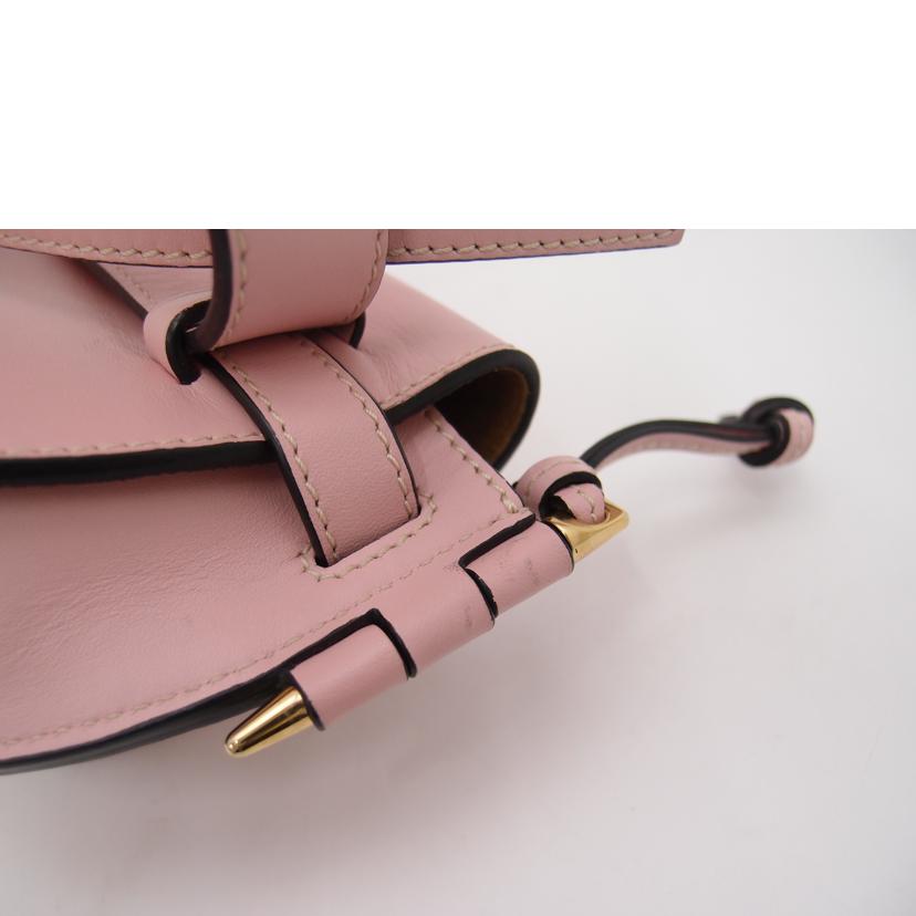 LOEWE ロエベ/ゲートバムバックウエストバック/ピンク/321.54.Z58//Aランク/69