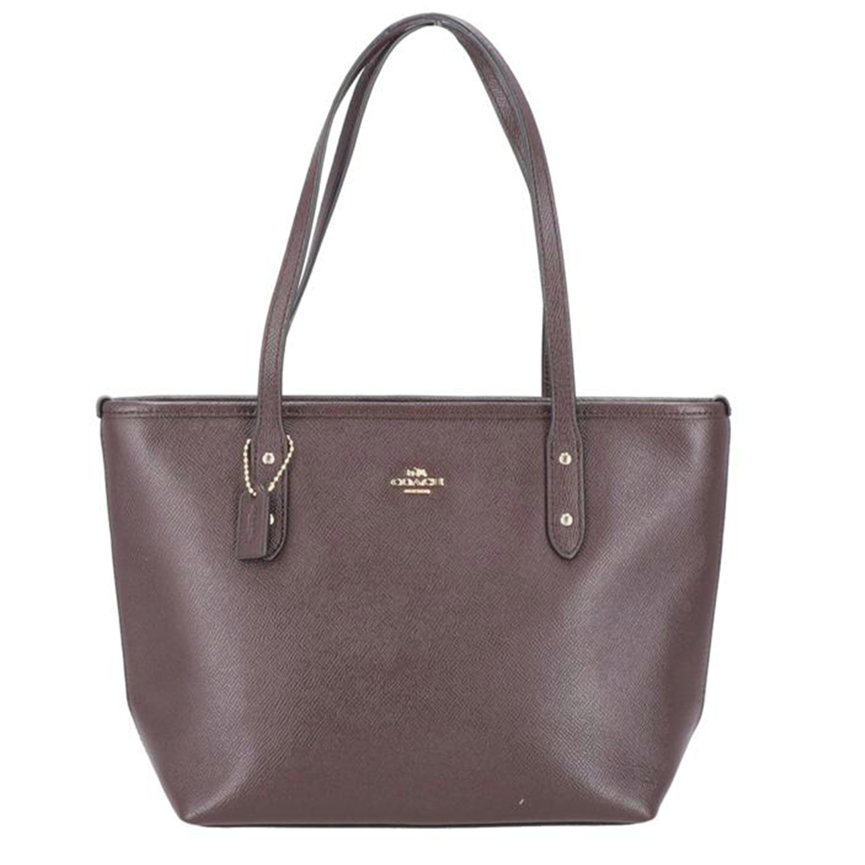 COACH /ラグジュアリークロスグレーンレザーミニシティージップトップトート/F22967//K17**/ABランク/22