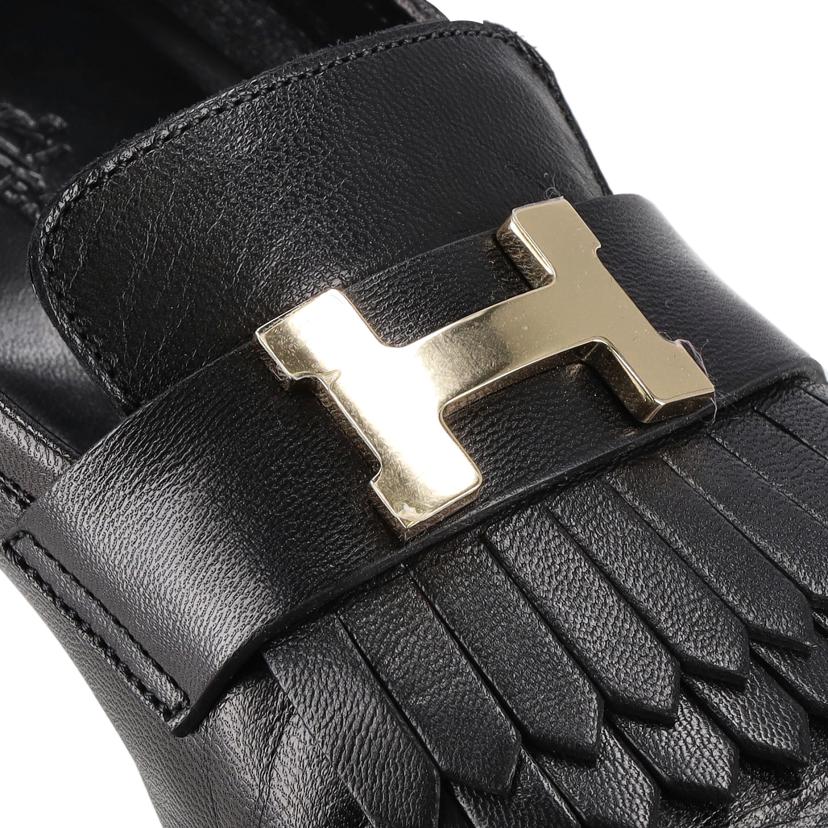 HERMES/25 エルメス/◇モカシンロワイヤル/ブラックGD#36 1/2//サイス********/Aランク/75