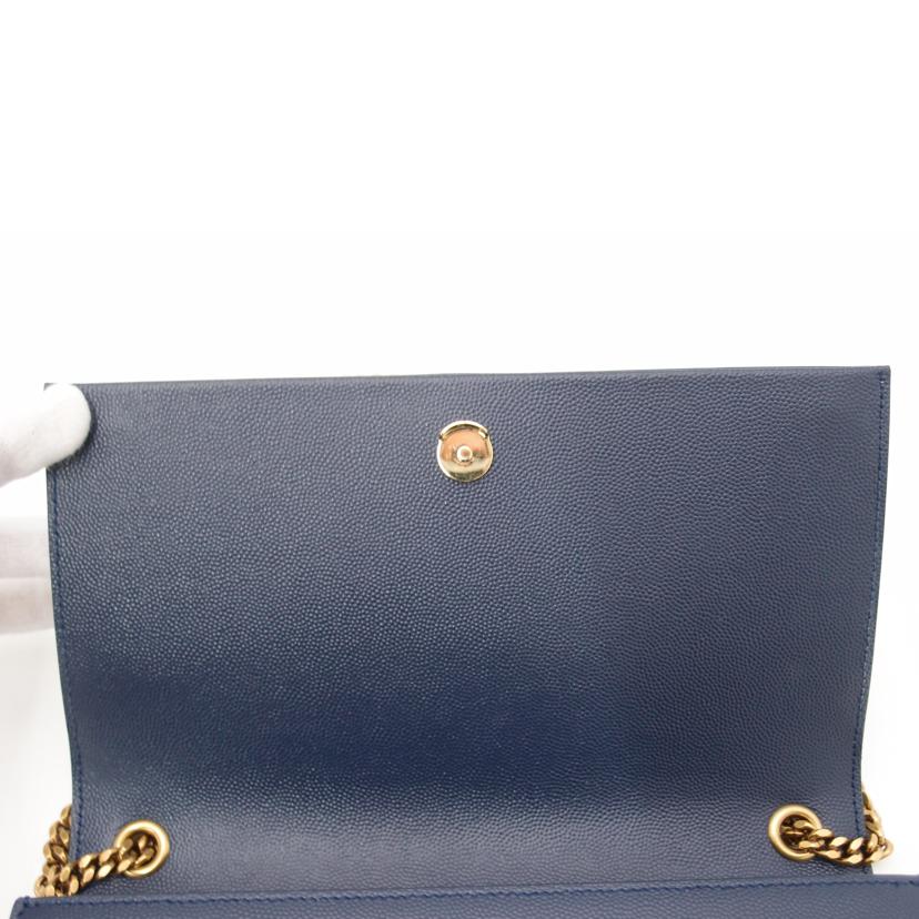 SAINT LAURENT サンローラン/タッセルチェーンショルダー/ネイビー//Aランク/69