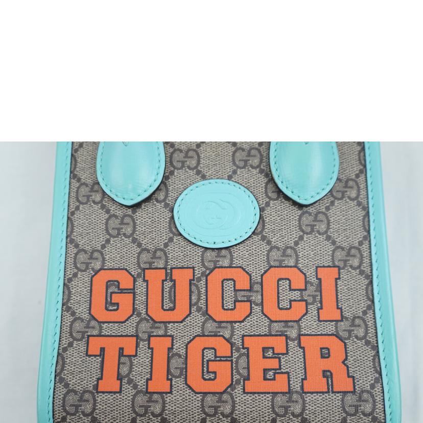 GUCCI グッチ/インターロッキングGミニハンド/671623//525***/Aランク/67