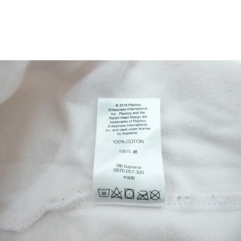 Supreme x Playboy シュプリームxプレイボーイ/PLAYBOYロゴTシャツ//Bランク/88
