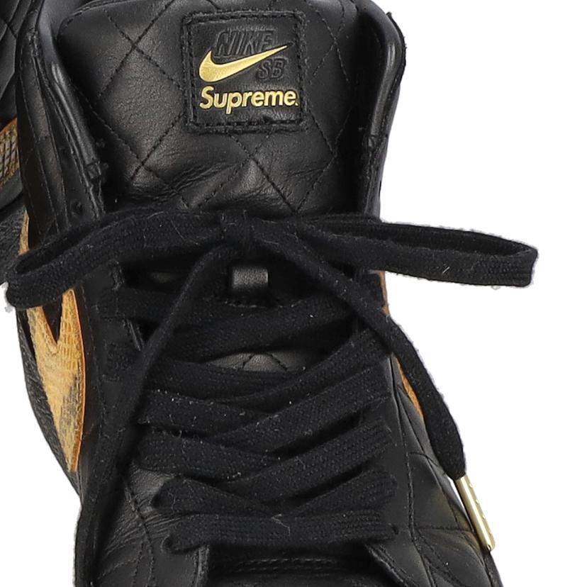 Supreme×Nike シュプリーム×ナイキ/ブレーザーミッド/ハイカットスニーカー/ブラック×ブラウン/DV5078-001//ABランク/18