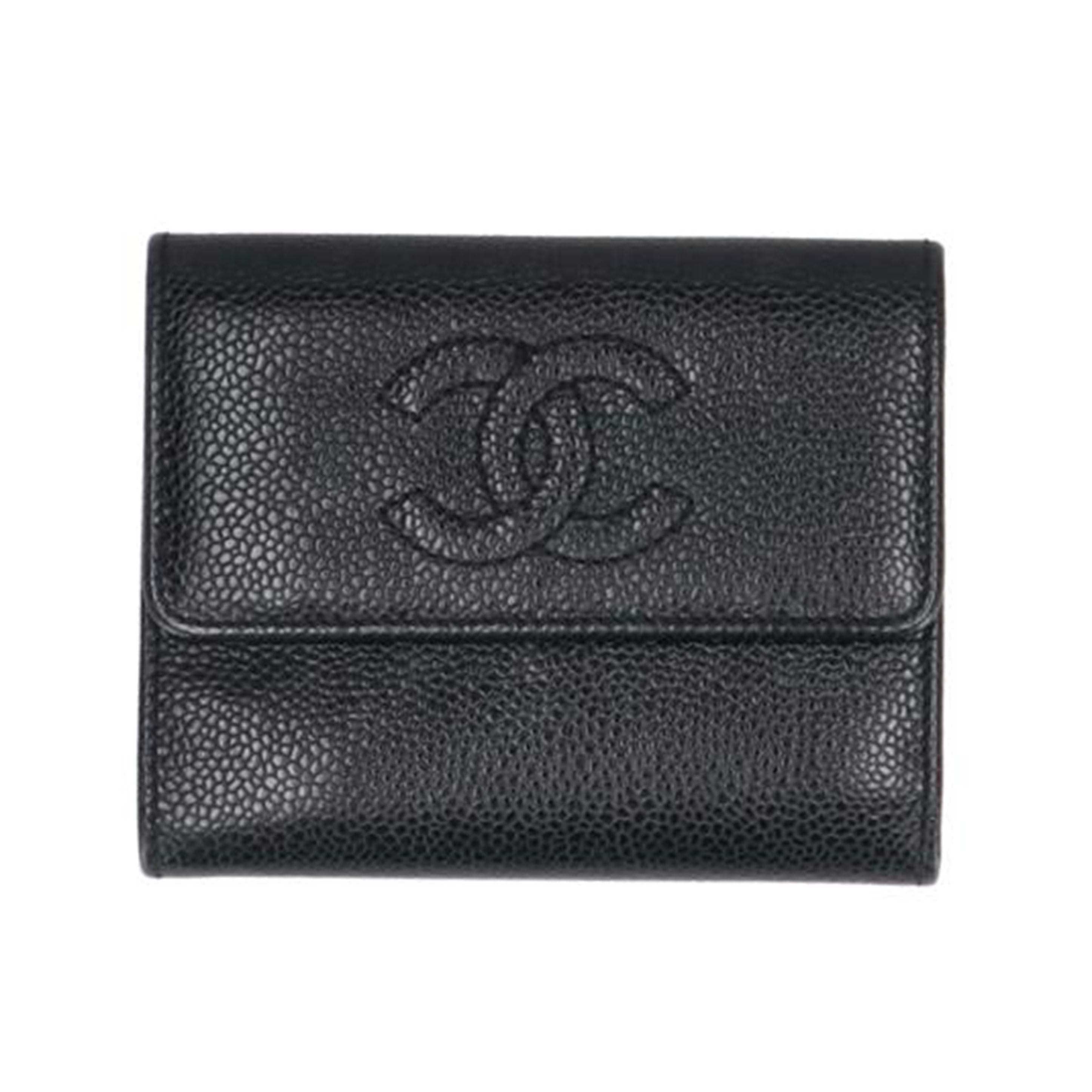 CHANEL シャネル/二つ折り財布/キャビアスキン//698****/Bランク/94