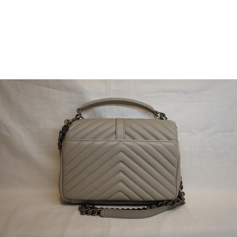 SAINT LAURENT サンローラン/YSLロゴVステッチキルティング2WAYチェーンショルダー//Aランク/92